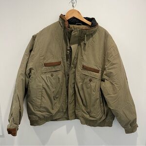 MCGREGOR Vintage Olive Green 90s Bomber Jacket | Mens xxl